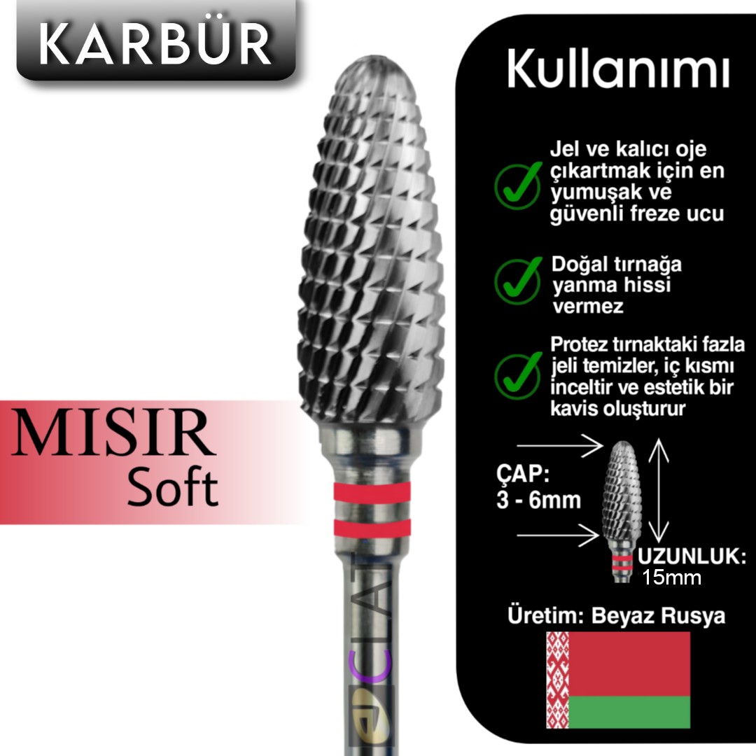 FREZE%20MAKİNE%20TÖRPÜ%20UCU%20MISIR%20ŞEKLİ%20KARBÜR%20(KIRMIZI)