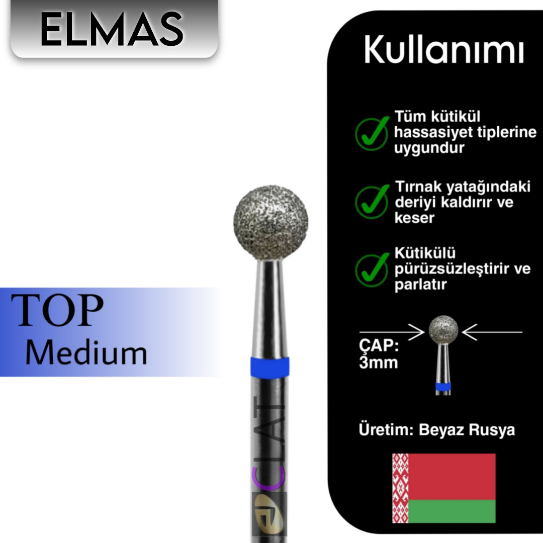 FREZE%20MAKİNE%20TÖRPÜ%20UCU%20TOP%203%20mm%20(MAVİ)