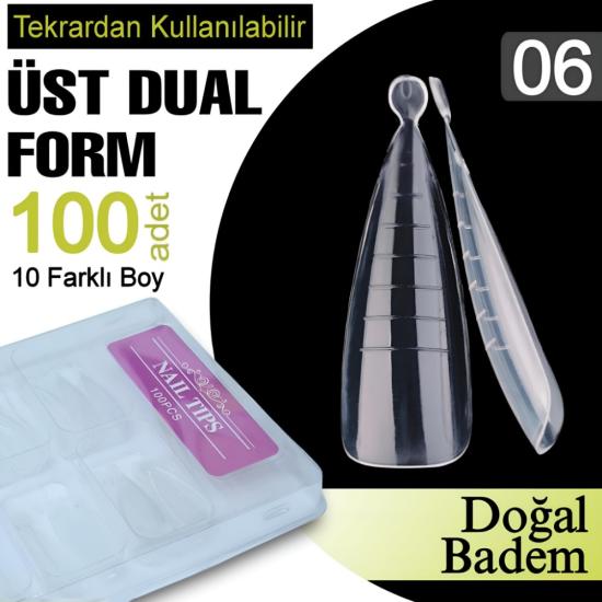 TIRNAK DUAL ÜST FORM (KALIP) NO: 06 BADEM