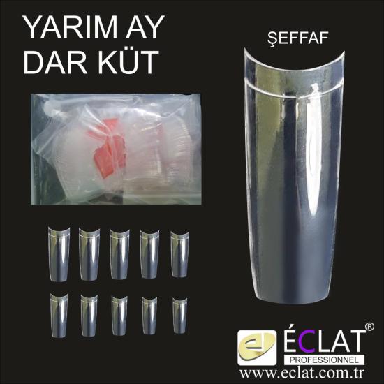 Yarım Ay ŞEFFAF DAR KÜT Şekli TIP (10 farklı boyda 500’lük poşet ile)                         NO:06