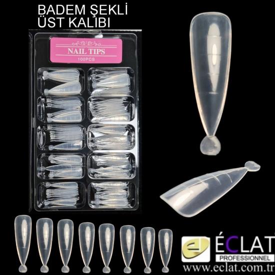 POLY GEL TİPS (ÜST KALIP) 120 adet NO:14 BADEM