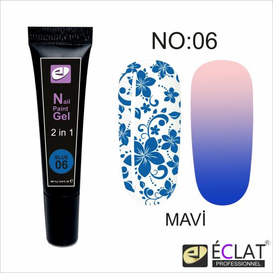 Ombre & Paint Gel No:06 (Mavi)