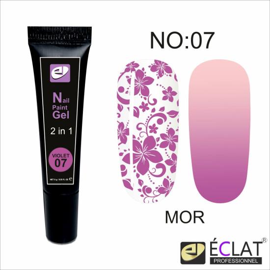 Ombre & Paint Gel No:07 (Mor)