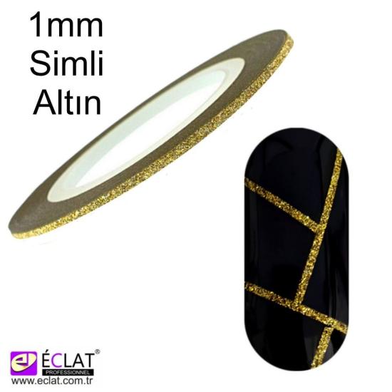 Yapışkan Şerit 1 mm SİMLİ ALTIN RENGİ