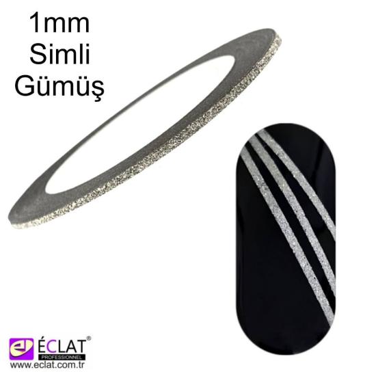 Yapışkan Şerit 1 mm SİMLİ GÜMÜŞ RENGİ