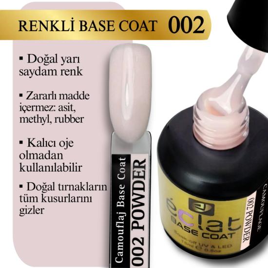 RENKLİ BASE COAT 002 POWDER RENGİ