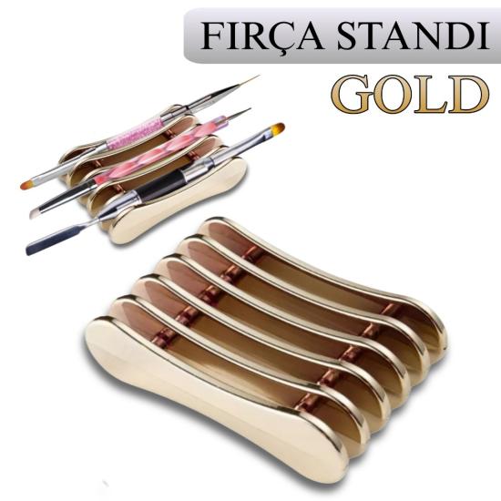 TIRNAK FIRÇA STANDI GOLD