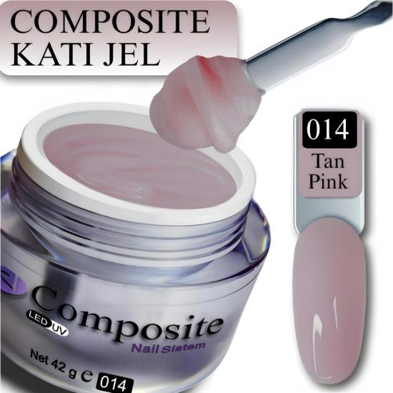 COMPOSİTE DOĞAL  014  PROTEZ TIRNAK KATI JEL 42g